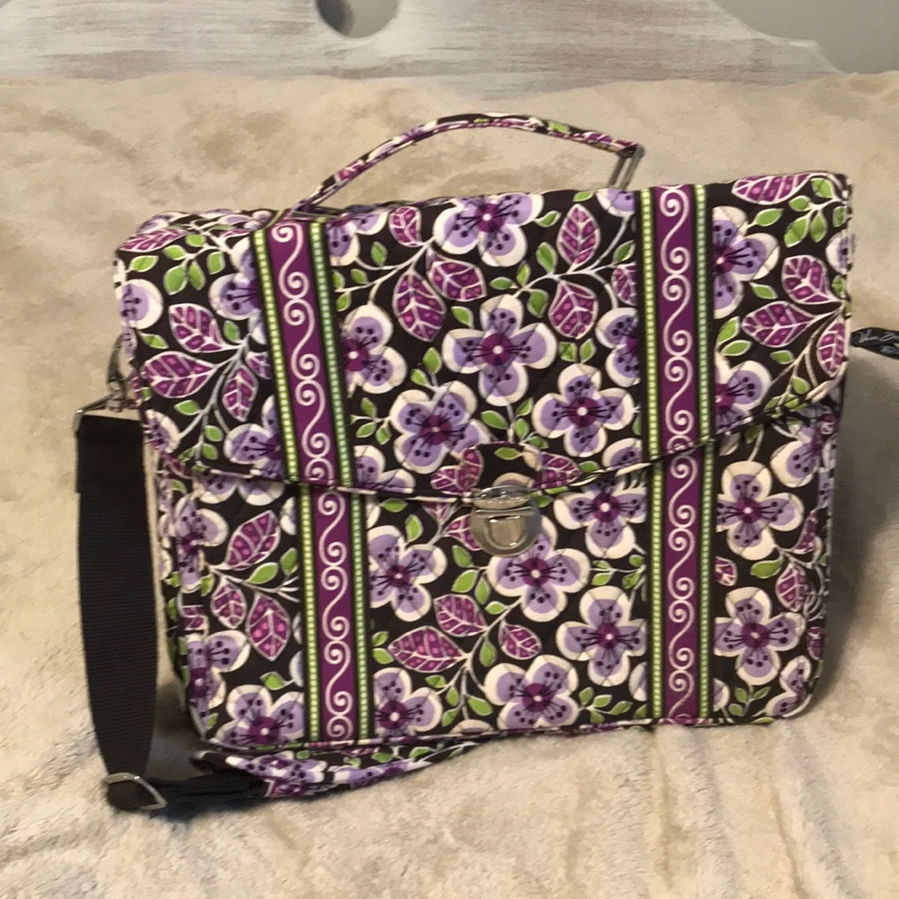 Vera Bradley cross body laptop bag